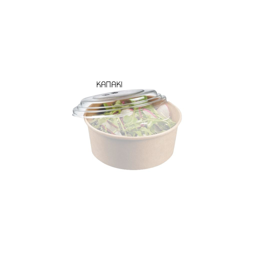 ΚΑΠΑΚΙ PET ΓΙΑ KRAFT ΚΟΥΤΙ ΣΑΛΑΤΑΣ 25 oz (750ml) - (50τεμ.) (145mm)