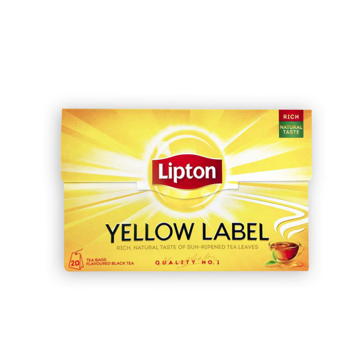 LIPTON ΤΣΑΙ (20x1,5gr.) - (YELLOW LABEL)