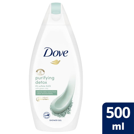 DOVE ΑΦΡΟΛΟΥΤΡΟ 500ml - (PURIFY DETOX GREEN CLAY 0%)